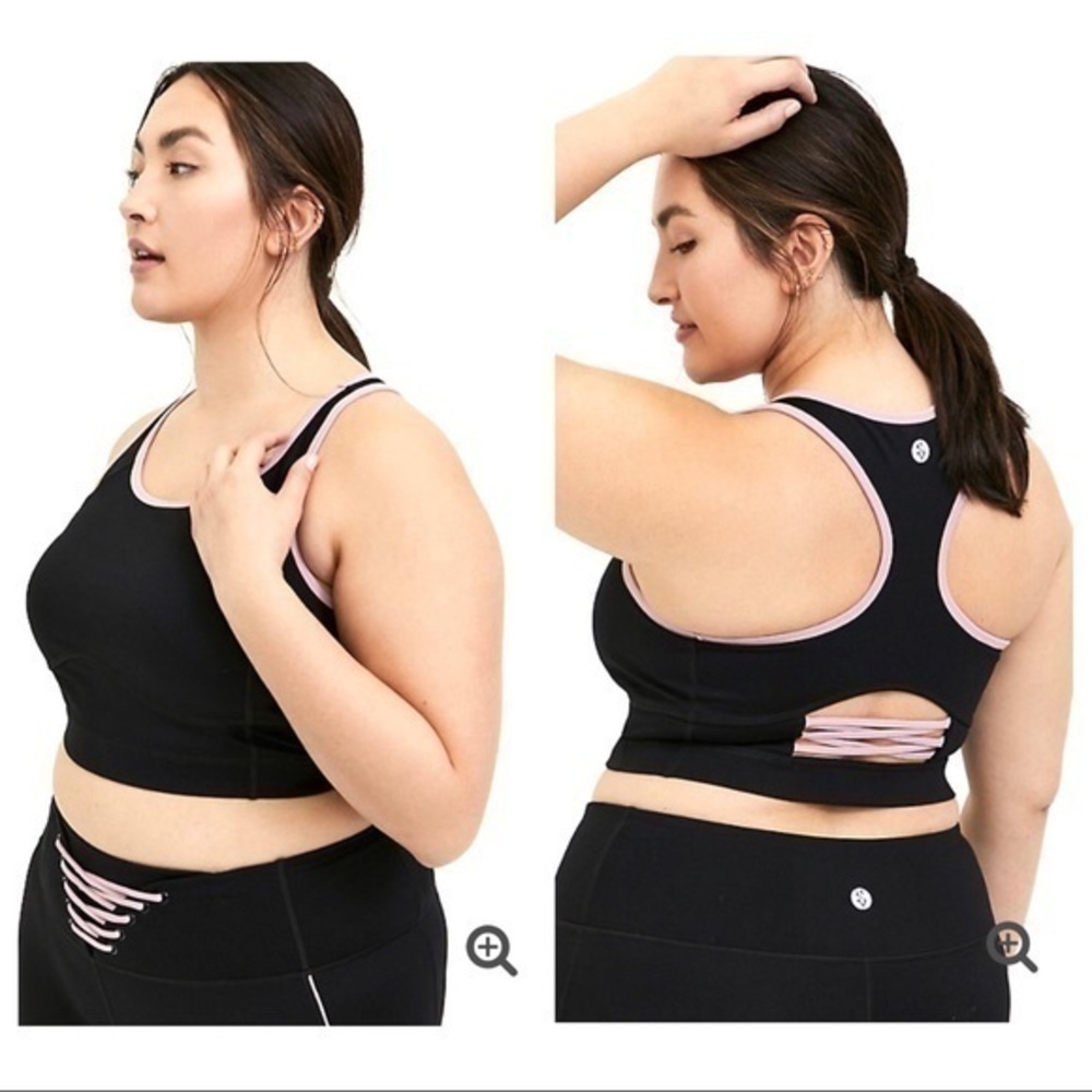 2X New Torrid Active Lattice Wicking Sports Bra